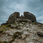 Climbing Moel Famau