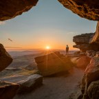 A Sunset from Robin Hood’s Cave, Stanage Edge