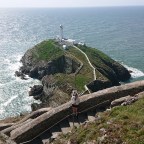 At Holyhead Mountain with a South Stack Sunset